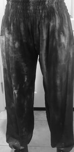 136 P Eco Painted Elastic Waist Regular Leg Pant