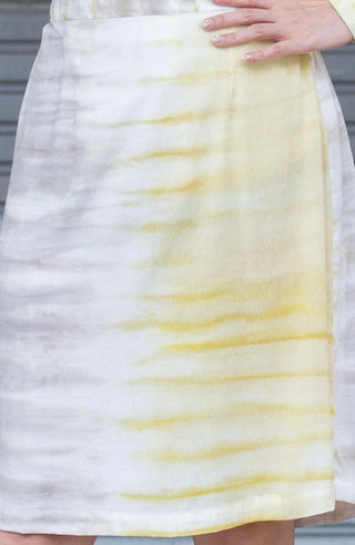 129 SK Eco Painted Straight Skirt